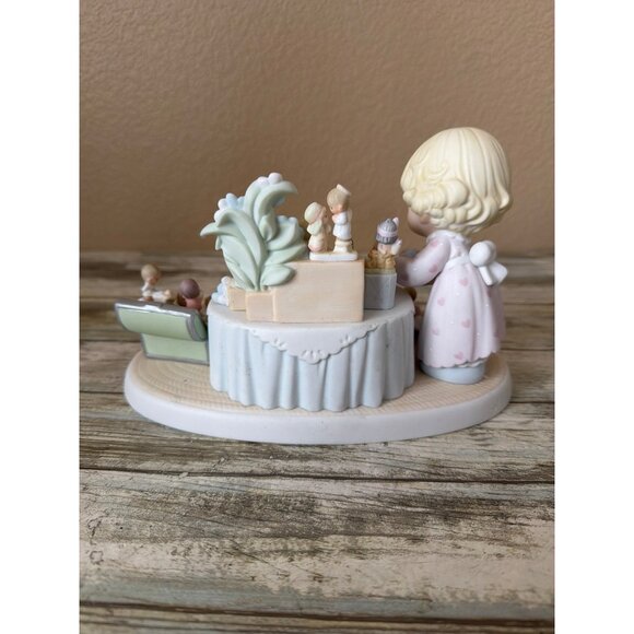 Precious Moments From the Beginning 25th Anniversary Ltd Ed Figurine 2002 No Box - Picture 5 of 16